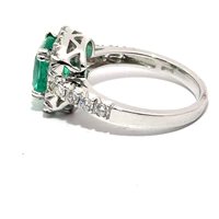 Ring Cianfrone Gioielli Woman in White Gold Smeraldo 2.14 Ct COLOREZCOO - COLOREZCOO